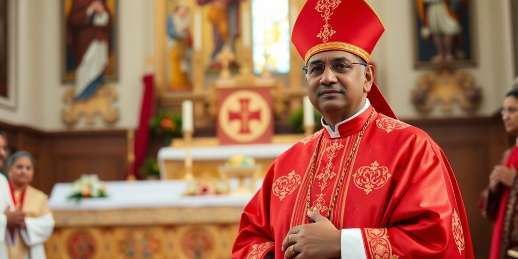 Indian priest George Koovakad elevated as Cardinal by Pope Francis.