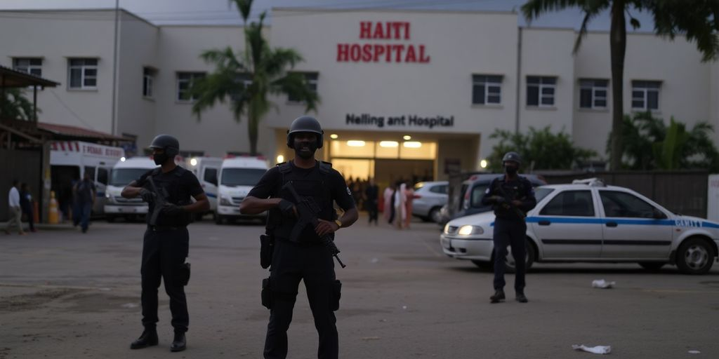 Armed men fire on Haiti hospital reopening, killing at least 3
