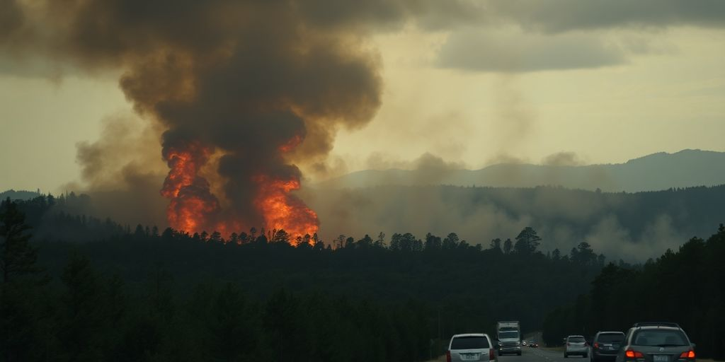 Wildfires Force Quick Evacuations in the Carolinas Amid High Winds